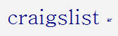 craigslist