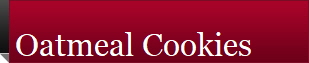 Oatmeal Cookies