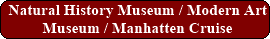 Natural History Museum / Modern Art Museum / Manhatten Cruise