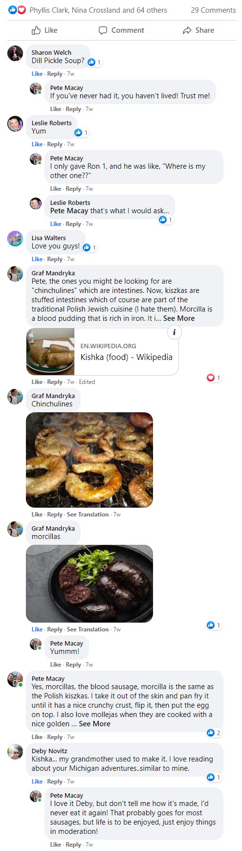 Morcilla July 2021 - Comments 1