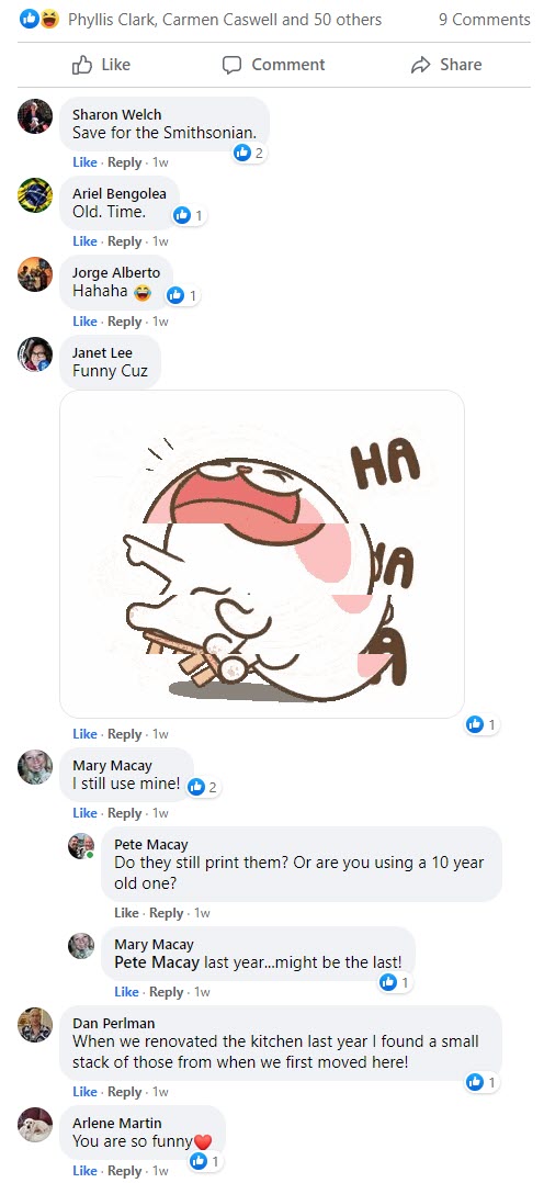 Pete Yellow Pages Aug 2021-Comments