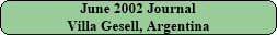May 2002 Journal