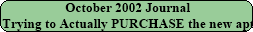 October 2002 Journal