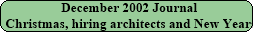 December 2002 Journal