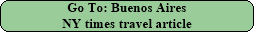 Go To: Buenos Aires NY times travel article