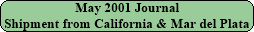 May 2001 Journal