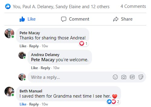Andrea Delaney posted - comments