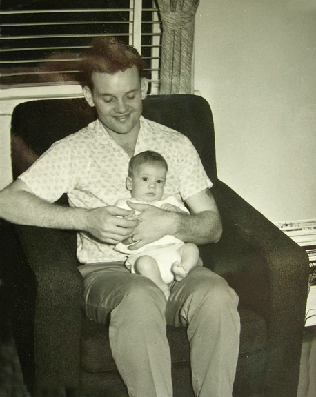 018 - Your grandpa with your dad, back in Yokohama, Japan.