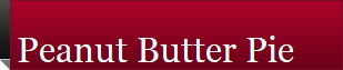 Peanut Butter Pie