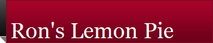 Ron's Lemon Pie