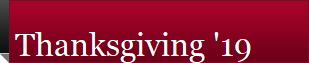 Thanksgiving '19