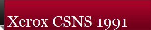 Xerox CSNS 1991