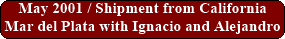 May 2001 Journal