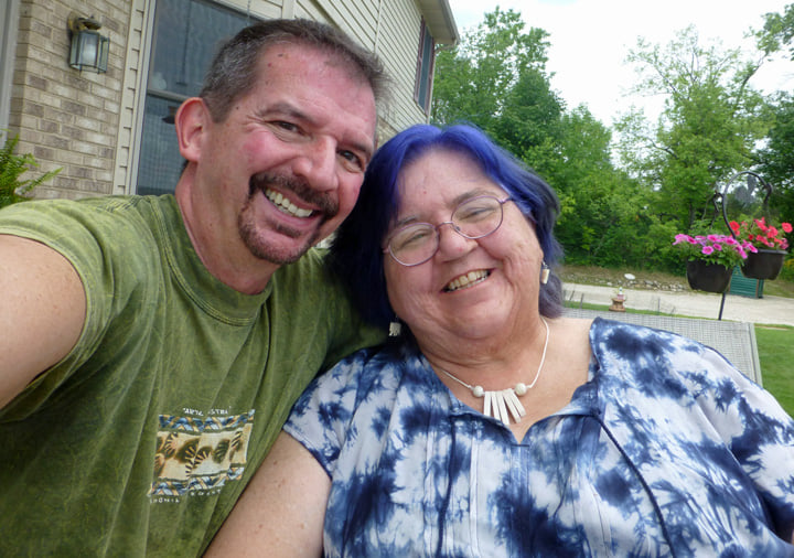 08-21-2020-Me and Linda in June 2018 - Died August 19, 2020
