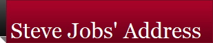 Steve Jobs' Address